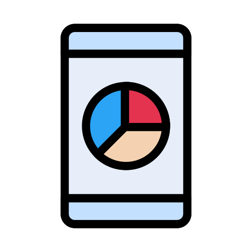 diagramm Vector Stall Lineal Color icon