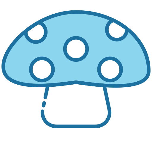 paddestoel Generic Blue icoon