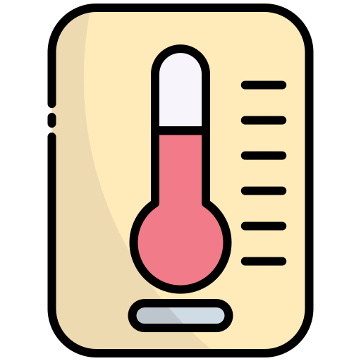 termometro Generic Outline Color icona