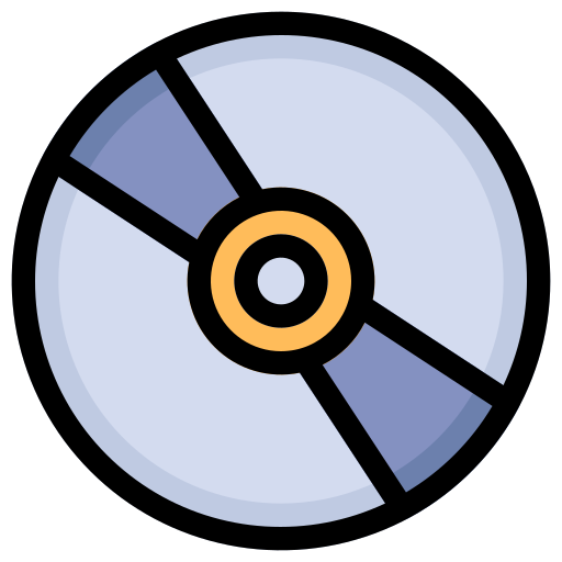 cd Generic Outline Color icon