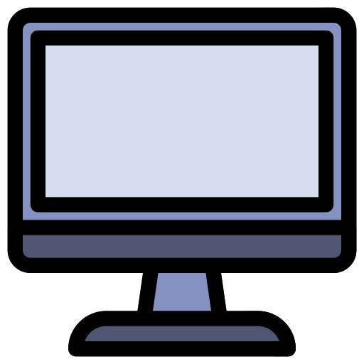desktop computer Generic Outline Color icoon