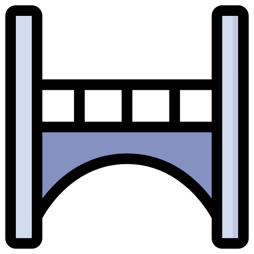 Мост Generic Outline Color иконка