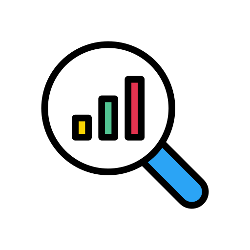 staafdiagram Vector Stall Lineal Color icoon