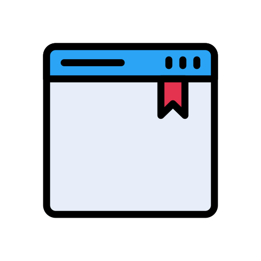 브라우저 Vector Stall Lineal Color icon