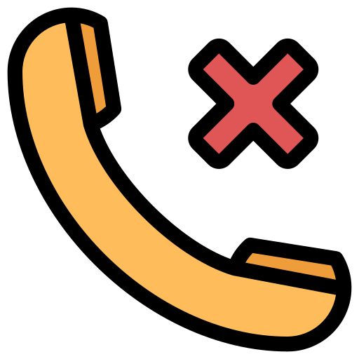 Missed call Generic Outline Color icon