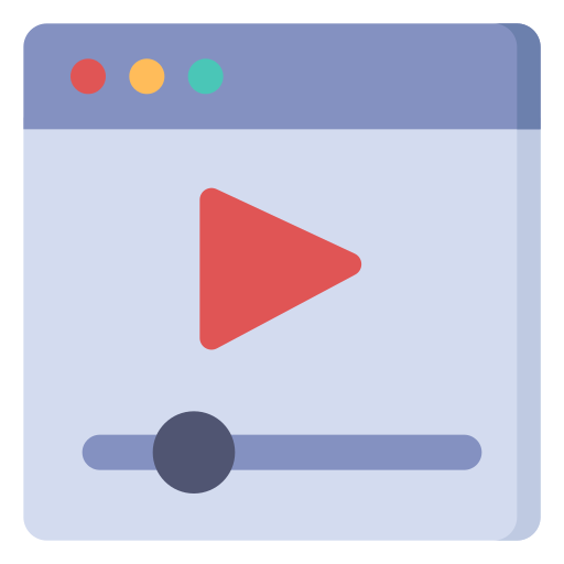 video en línea Generic Flat icono