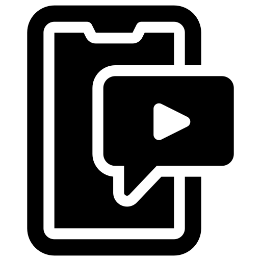 videomessaggio Generic Glyph icona