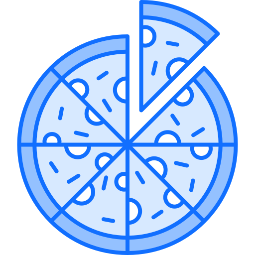 Pizza Generic Blue icon