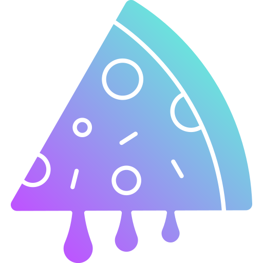porción de pizza Generic Flat Gradient icono