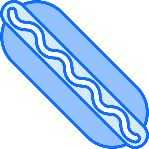 hotdogs Generic Blue icon