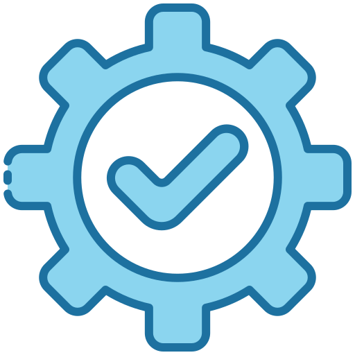 품질 관리 Generic Blue icon