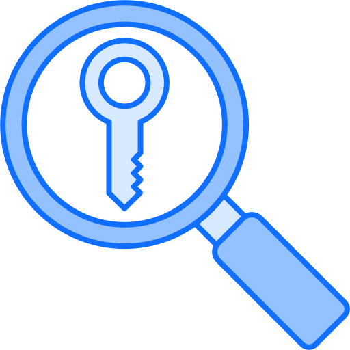 Keyword Generic Blue icon
