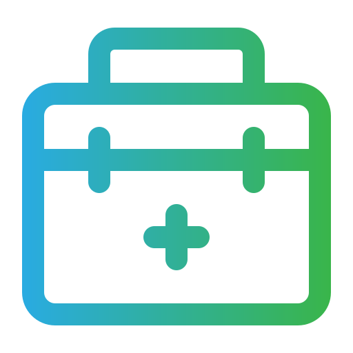 First aid kit Super Basic Rounded Gradient icon