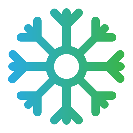 雪 Super Basic Rounded Gradient icon