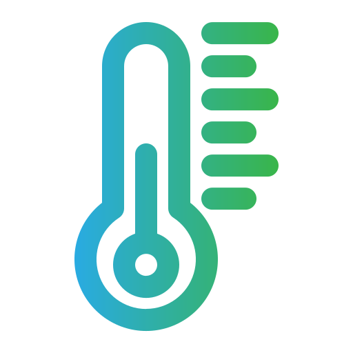 temperatura Super Basic Rounded Gradient ikona