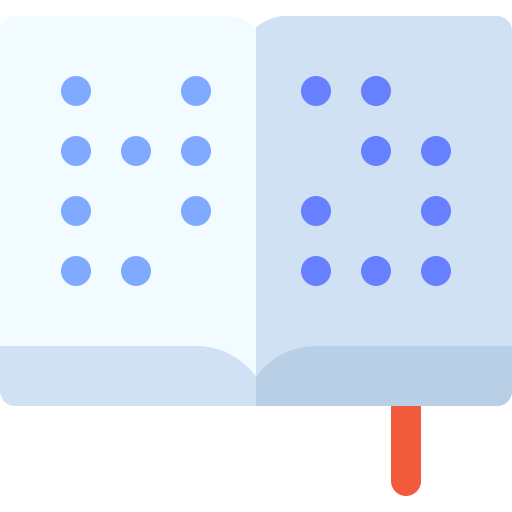 blindenschrift Basic Rounded Flat icon
