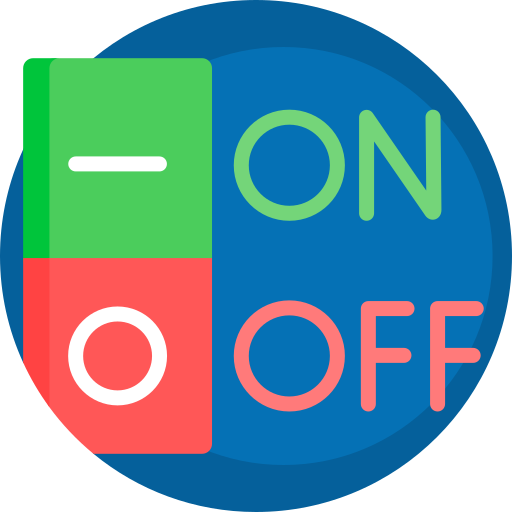 On off Detailed Flat Circular Flat icon