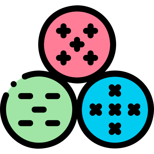 グループ化 Detailed Rounded Lineal color icon