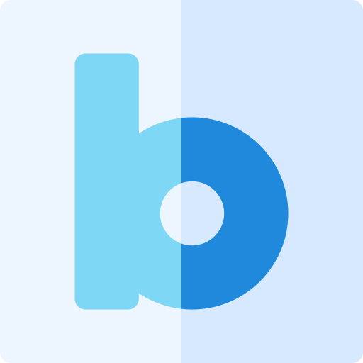 Letter b Basic Rounded Flat icon
