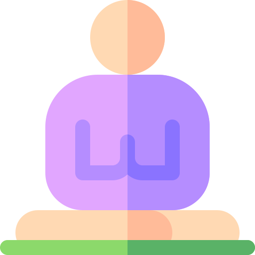 meditazione Basic Rounded Flat icona