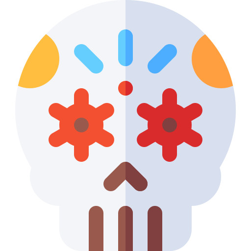 dia de los muertos Basic Rounded Flat icono