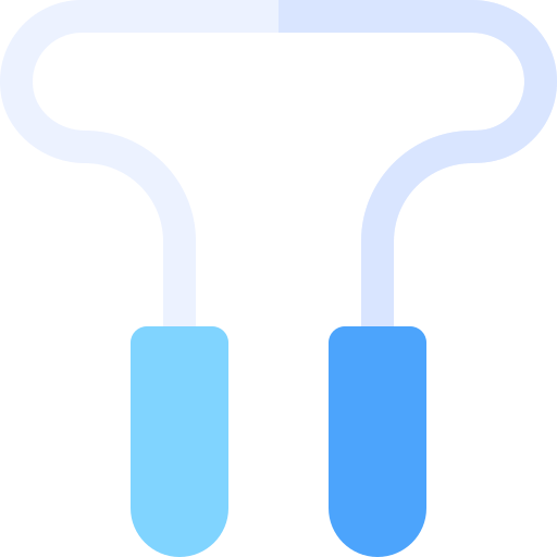 corde à sauter Basic Rounded Flat Icône