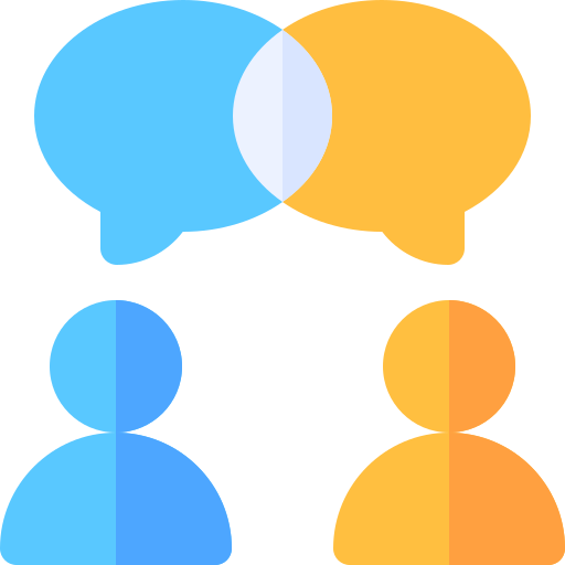 Conversation Basic Rounded Flat icon