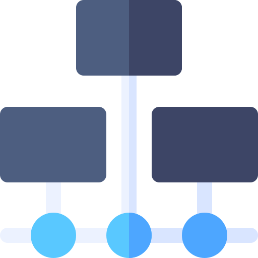 ネットワーキング Basic Rounded Flat icon
