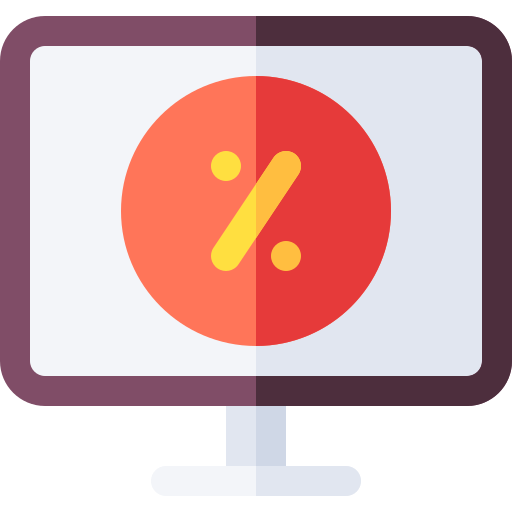 Desktop Basic Rounded Flat icon