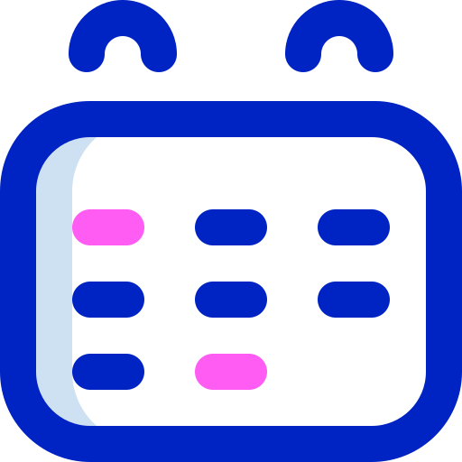 calendario Super Basic Orbit Color icona