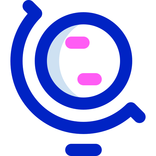 地理 Super Basic Orbit Color icon