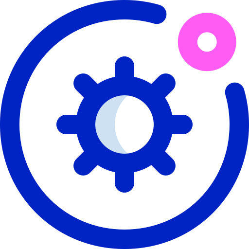 Solar system Super Basic Orbit Color icon