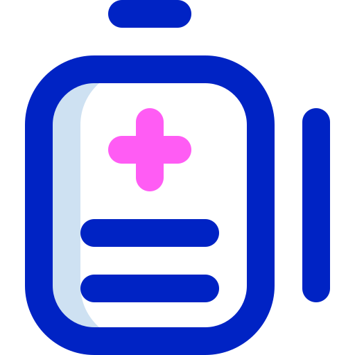 historial médico Super Basic Orbit Color icono