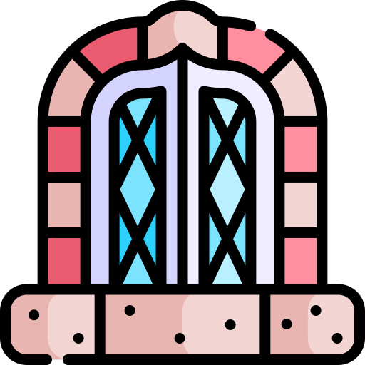 okno Kawaii Lineal color ikona