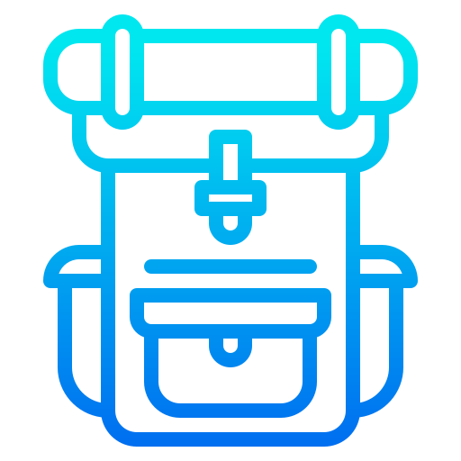 Backpack srip Gradient icon