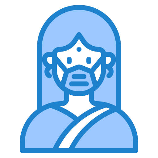 kobieta srip Blue ikona