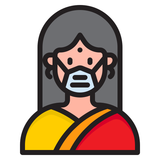 Woman srip Lineal Color icon