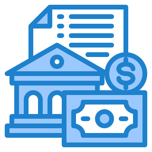 financiero srip Blue icono
