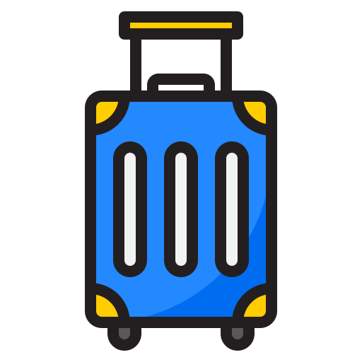 bagaglio srip Lineal Color icona
