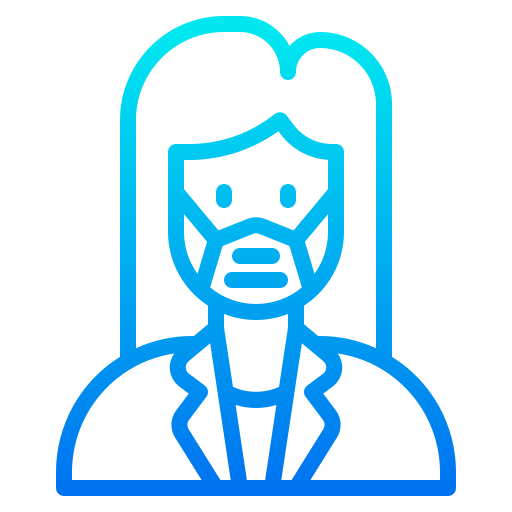 mujer srip Gradient icono