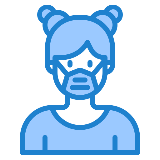 Girl srip Blue icon