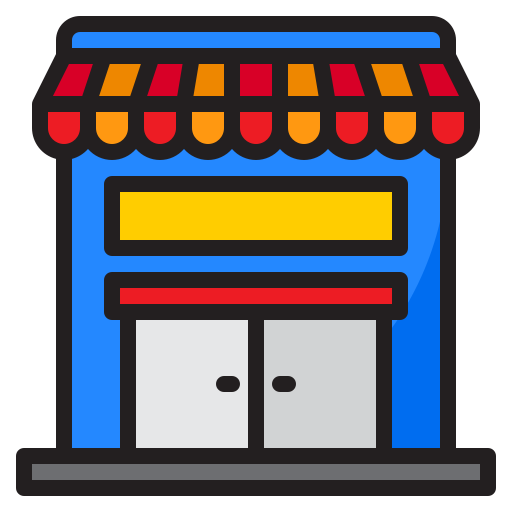 Store srip Lineal Color icon