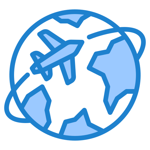여행 srip Blue icon