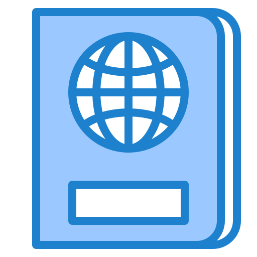 passaporto srip Blue icona