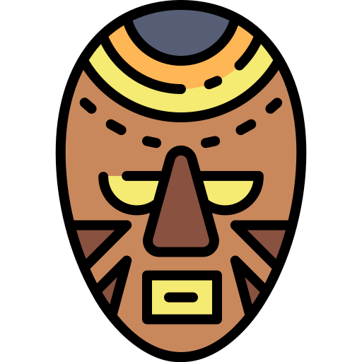 afrikaans masker Good Ware Lineal Color icoon
