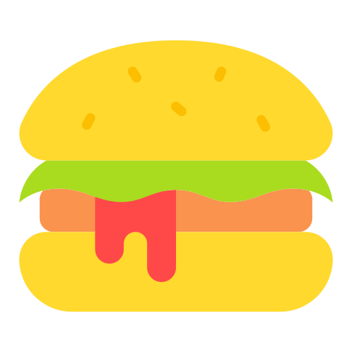 Burger Good Ware Flat icon