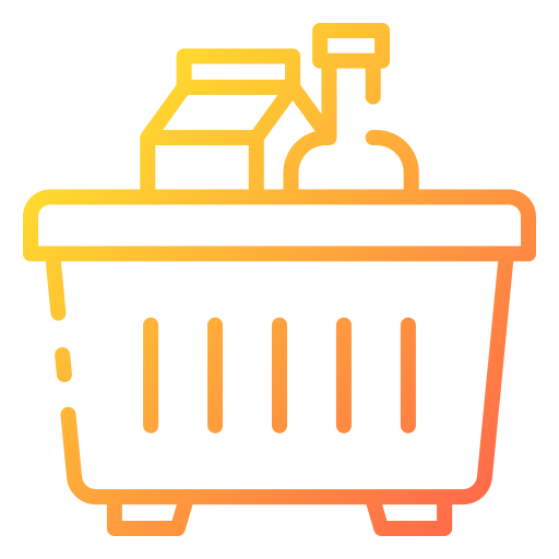 Groceries Good Ware Gradient icon