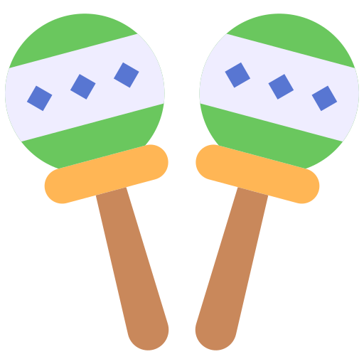 Maracas Good Ware Flat icon