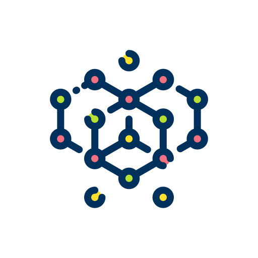 Fullerene Good Ware Lineal Color icon