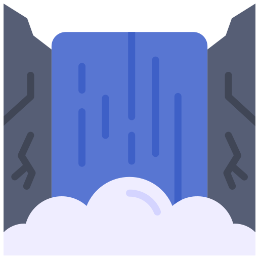 滝 Good Ware Flat icon